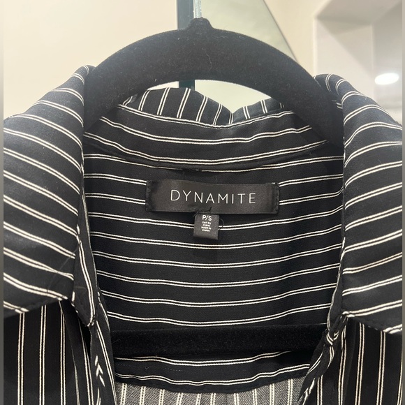 Dynamite Striped Maxi Button Up - Picture 6 of 9